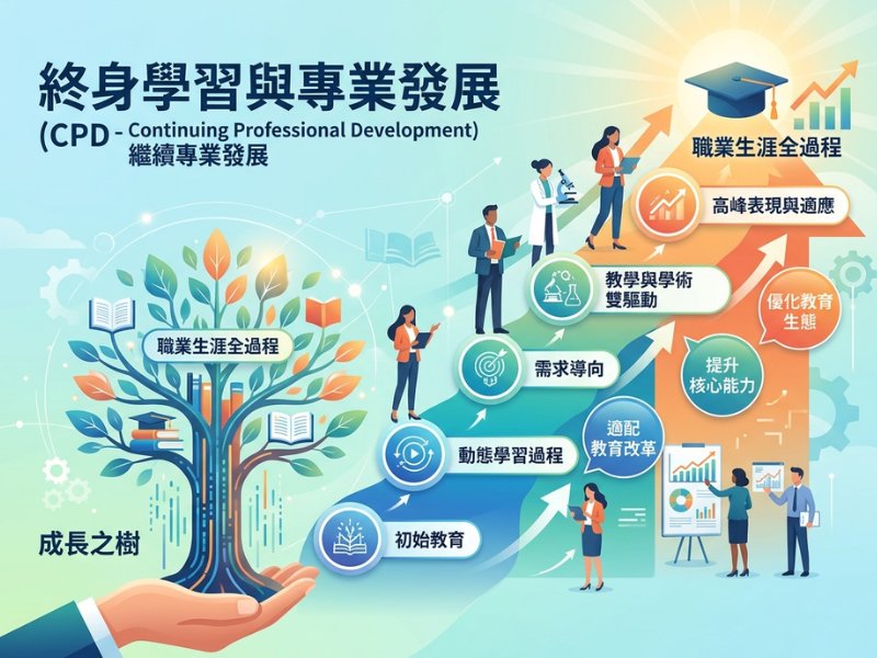 教育學術領域 CPD 指南：從定義、三階段策略到必讀書籍，全面賦能教育從業者終身學習與專業成長，助力教學、研究與管理能力升級 #8