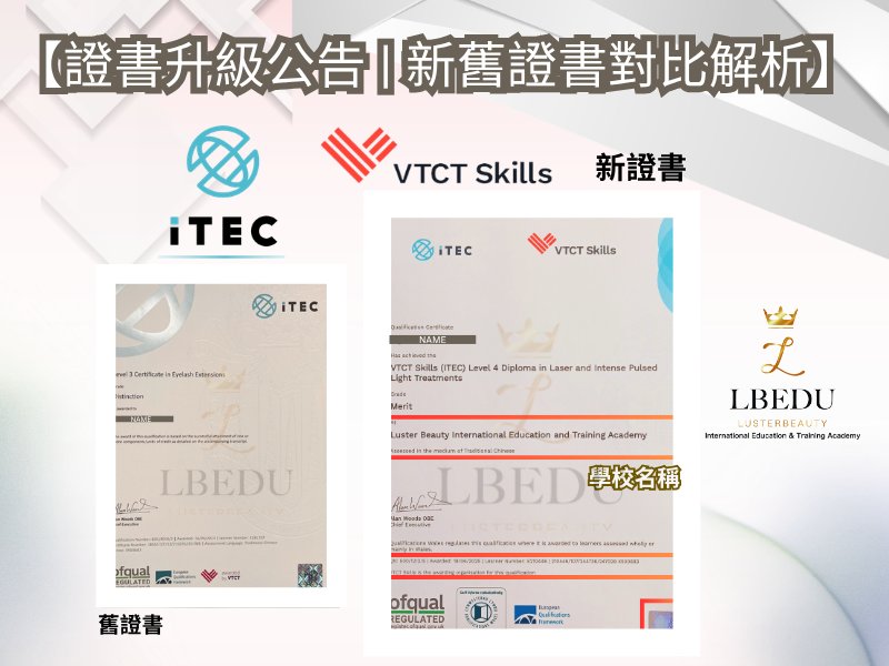 2026 VTCT iTEC Certificate Upgrade Analysis: Key Differences & Benefits of Listing Approved Center