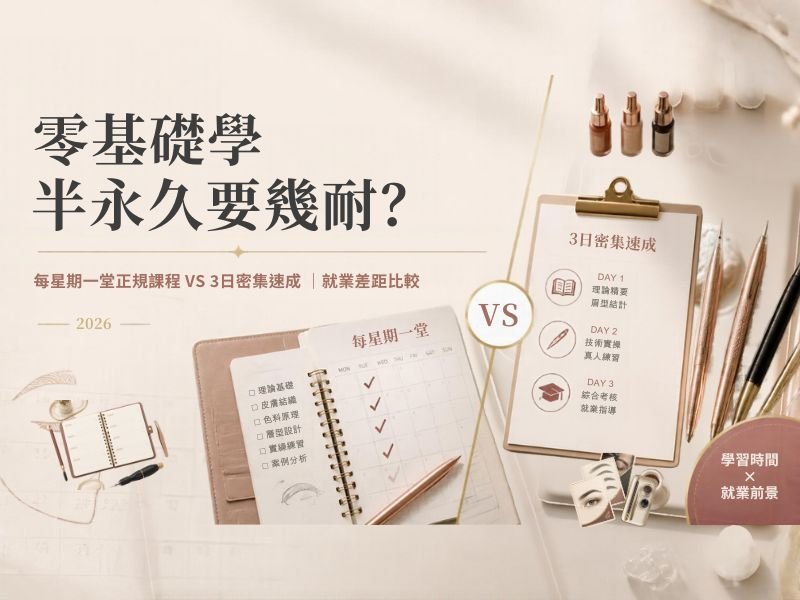 How Long to Learn PMU 2026 | Weekly Regular vs 3-Day Intensive Employment Gap | HKQF 120hr Certified