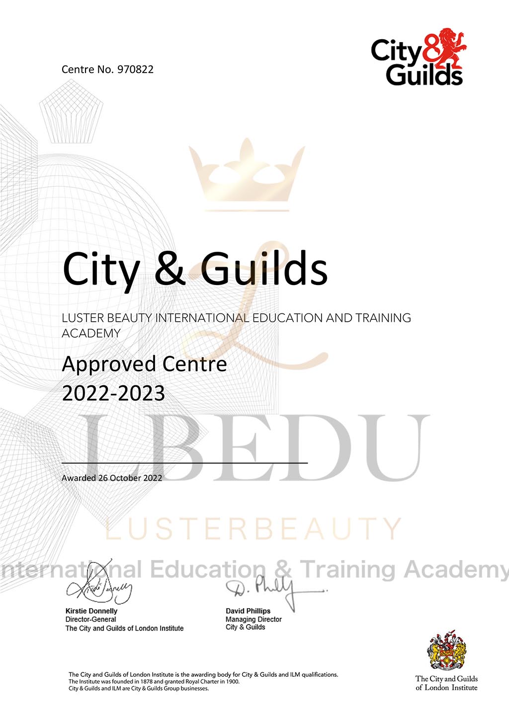 City_and_Guilds_Luster_Beauty_International_Education_and_Training_Academy_Approved_Centre