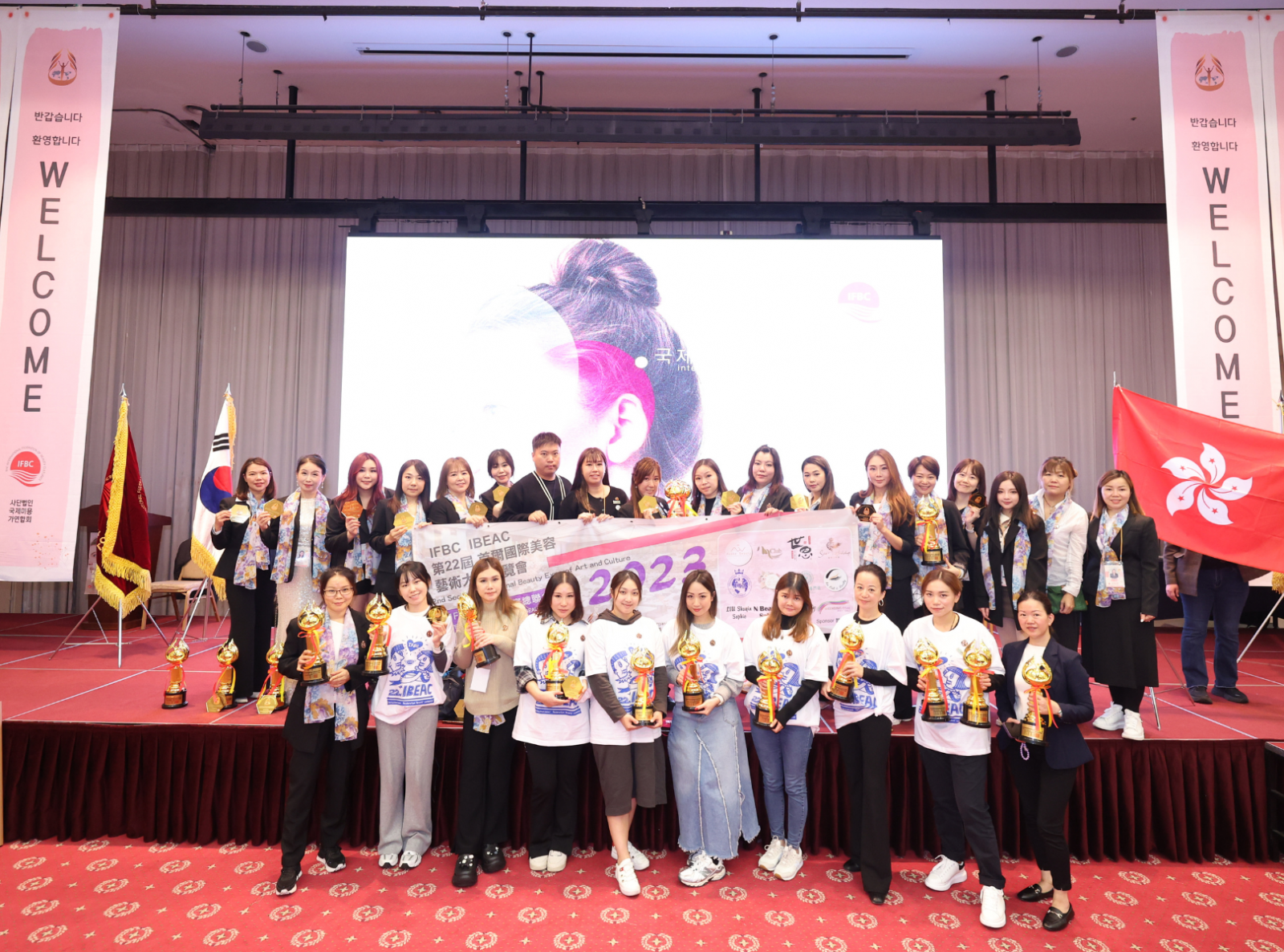 2025年馬來西亞ITCA國際美業競賽現場,LBEDU學員展現專業技術,奪得殊榮